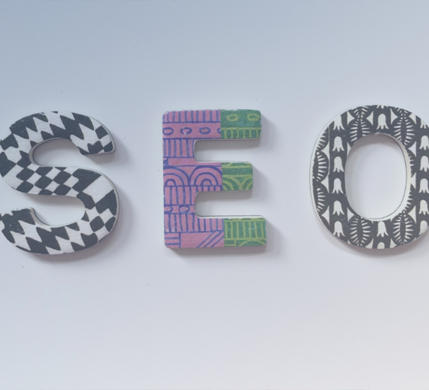 SEO spelled out