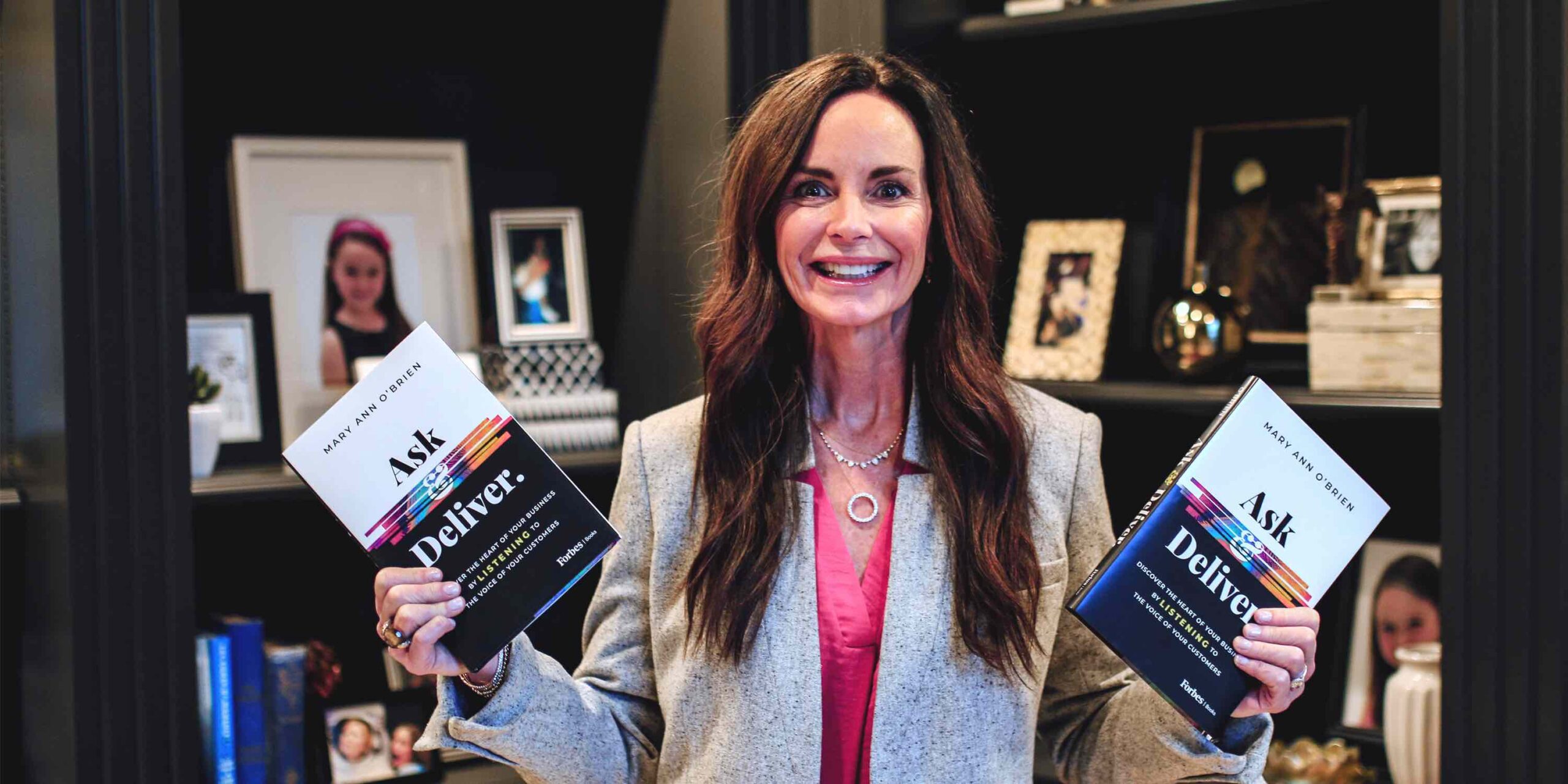 Mary Ann and her book Ask & Deliver